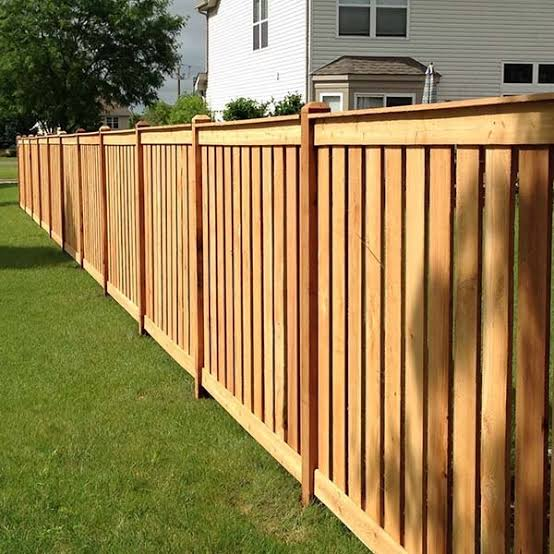 Cedar wood fence installed in Charlotte NC